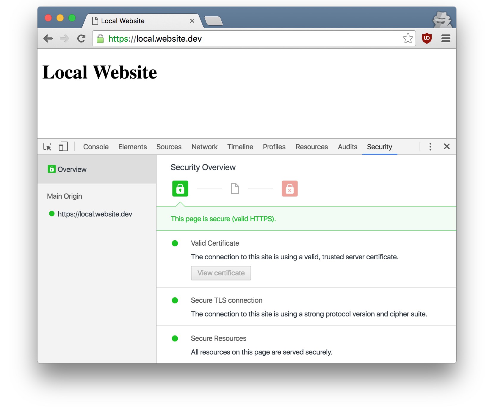 HTTPS Localhost