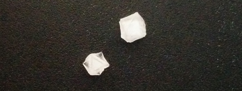 NaCl Octahedron Crystals